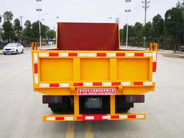 江鈴順達(dá)國(guó)六雙排藍(lán)牌自卸式垃圾車