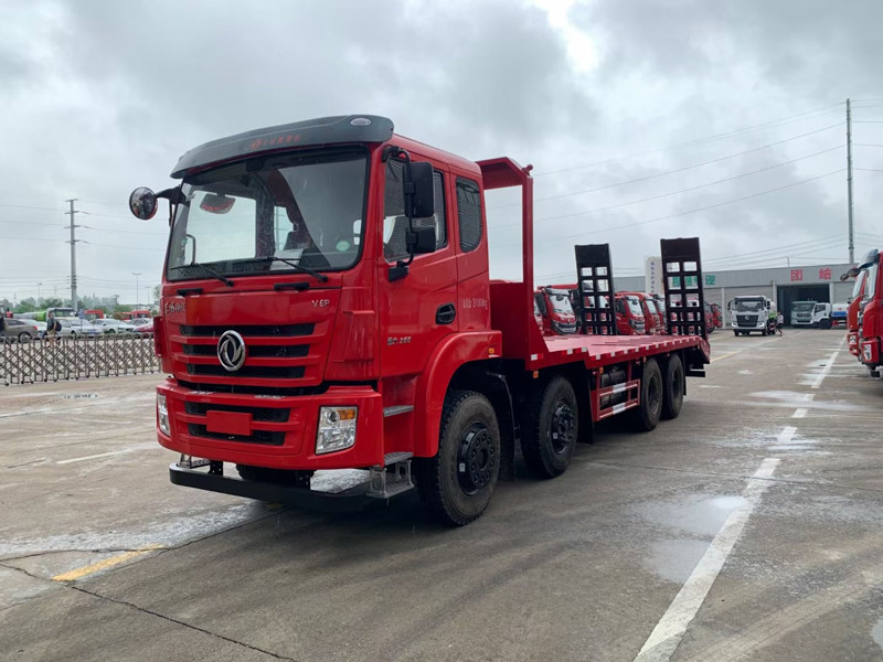 東風錦程前四后八平板拖車